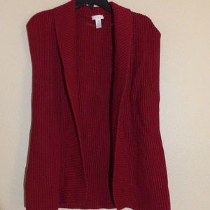 Knitted vest sweater